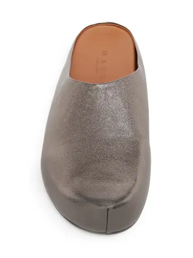 Marni Men's Fussbett Sabot Clogs - Anthracite | Thumbnail 4 Marni Men's Fussbett Sabot Clogs - Anthracite | Thumbnail 4