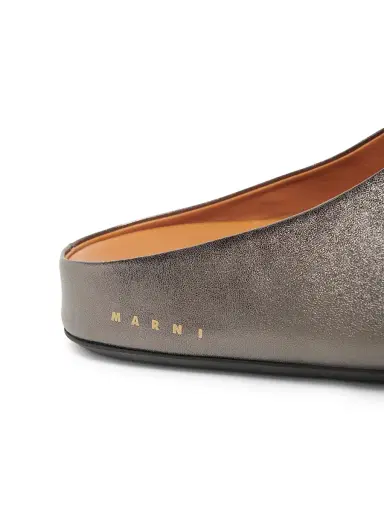 Marni Men's Fussbett Sabot Clogs - Anthracite | Thumbnail 5 Marni Men's Fussbett Sabot Clogs - Anthracite | Thumbnail 5