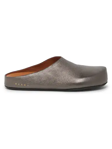 Marni Men's Fussbett Sabot Clogs - Anthracite | Thumbnail 1 Marni Men's Fussbett Sabot Clogs - Anthracite | Thumbnail 1