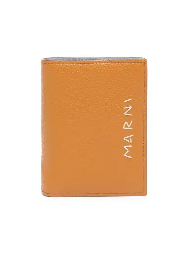 Marni Men's Leather Bifold Wallet - Brick | Thumbnail 1