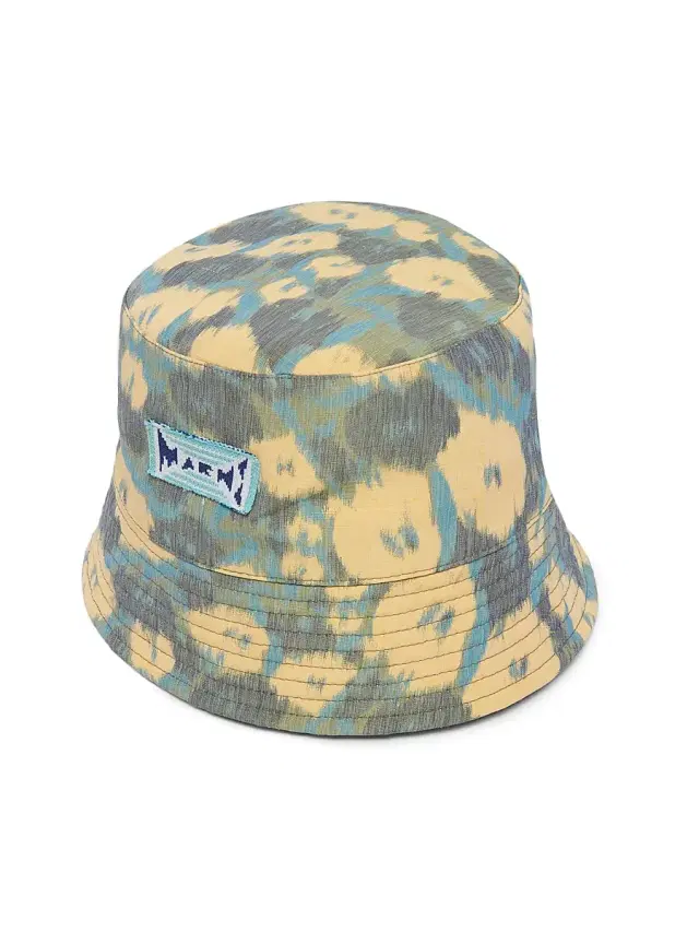 Men's Floral Bucket Hat - Cobalt