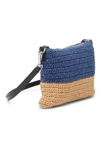 Marni Men's Logo Woven Flat Pochette Bag - Blue Pompe Carrot | Thumbnail 3