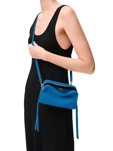 LOEWE Women's Amazona Mini Leather Top Handle Bag - Royal Azur | Thumbnail 2 LOEWE Women's Amazona Mini Leather Top Handle Bag - Royal Azur | Thumbnail 2