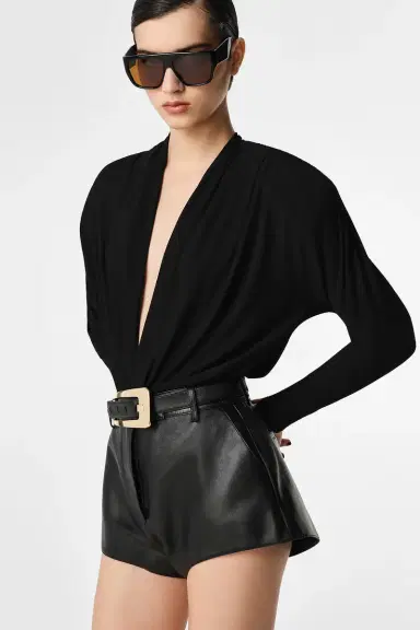REVOLVE LOS ANGELES Kova Leather Hot Short | Thumbnail 5