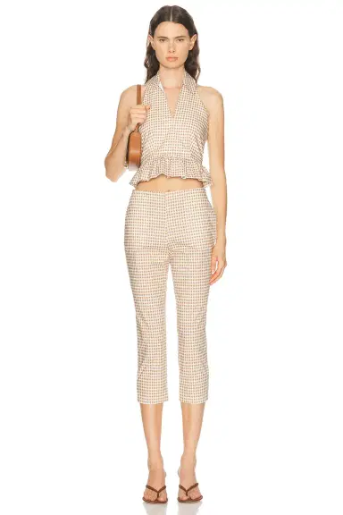 CAROLINE CONSTAS Andi Capri Pant | Thumbnail 5 CAROLINE CONSTAS Andi Capri Pant | Thumbnail 5
