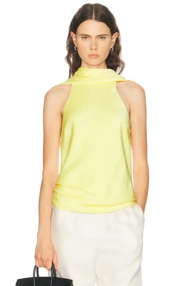 SIMKHAI Samira Satin Cape Top