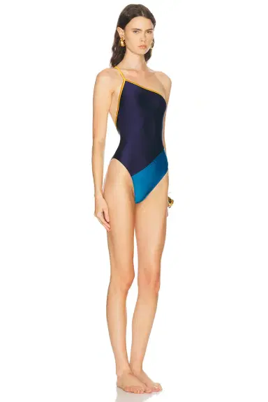 Saint Laurent One Shoulder One Piece Swimsuit | Thumbnail 2 Saint Laurent One Shoulder One Piece Swimsuit | Thumbnail 2