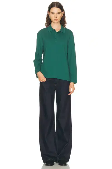 FLORE FLORE Diana Polo Top | Thumbnail 4