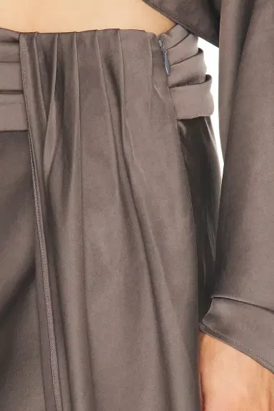 Lapointe Lightweight Satin Asymmetric Maxi Skirt | Thumbnail 6 Lapointe Lightweight Satin Asymmetric Maxi Skirt | Thumbnail 6