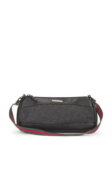 Gucci Denim Pochette Shoulder Bag | Thumbnail 1 Gucci Denim Pochette Shoulder Bag | Thumbnail 1