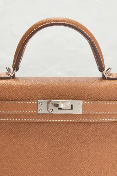 hermes Hermes Epsom Kelly 20 Handbag | Thumbnail 7