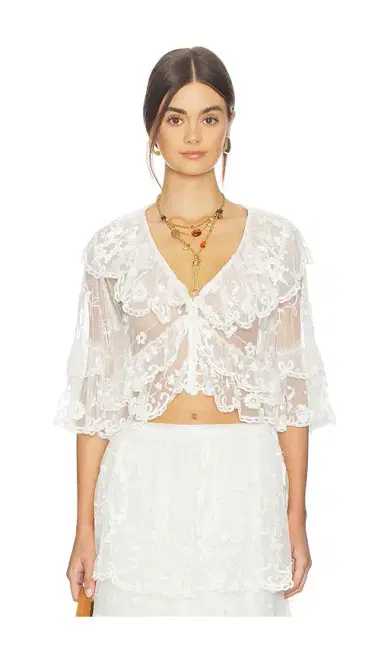 LoveShackFancy Vessia Top | Thumbnail 1 LoveShackFancy Vessia Top | Thumbnail 1