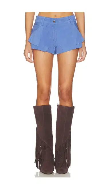 Understated Leather Dixie Frill Short | Thumbnail 1 Understated Leather Dixie Frill Short | Thumbnail 1
