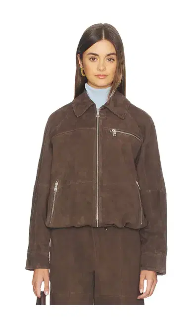 Aligne Alex Suede Bomber Jacket | Thumbnail 2 Aligne Alex Suede Bomber Jacket | Thumbnail 2