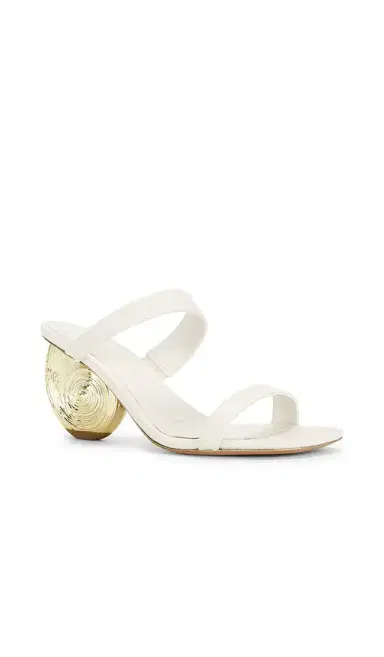SIMKHAI Marion Leather Shell Heel | Thumbnail 2 SIMKHAI Marion Leather Shell Heel | Thumbnail 2