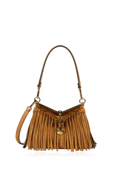 Etro Small Leather Fringed Shoulder Bag | Thumbnail 5