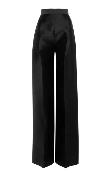 Greta Constantine Dionne Satin Wide Leg Trousers | Thumbnail 5