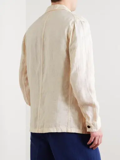 Portuguese Flannel Labura Slim-Fit Linen Jacket - Men | Thumbnail 3