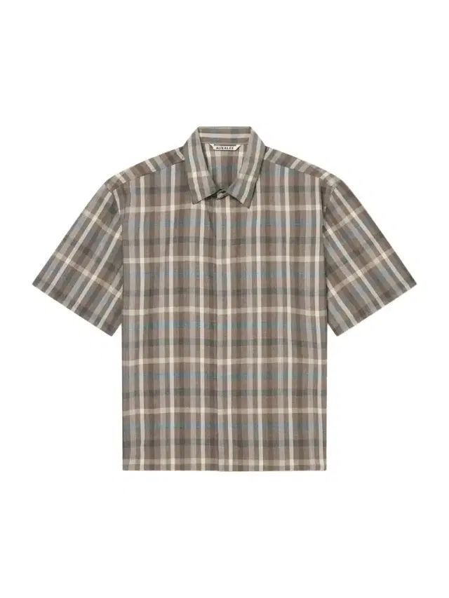 Checked Wool Shirt - Men