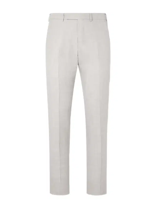 Zegna Slim-Fit Tapered Pleated Wool, Linen and Silk-Blend Suit Trousers - Men