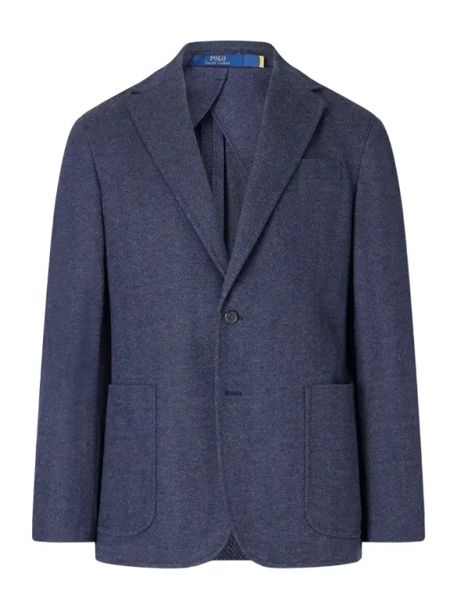 Herringbone Tweed Suit Jacket - Men