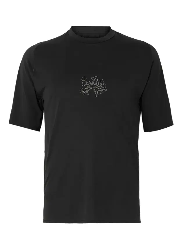 Lateral Peak Logo-Print Recycled-Jersey T-Shirt - Men