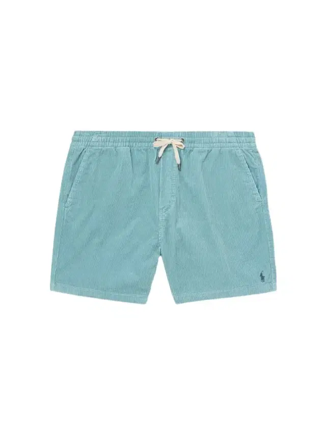 Straight-Leg Logo-Embroidered Cotton-Corduroy Drawstring Shorts - Men