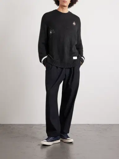 Neighborhood Savage Embroidered Woven Sweater - Men | Thumbnail 2