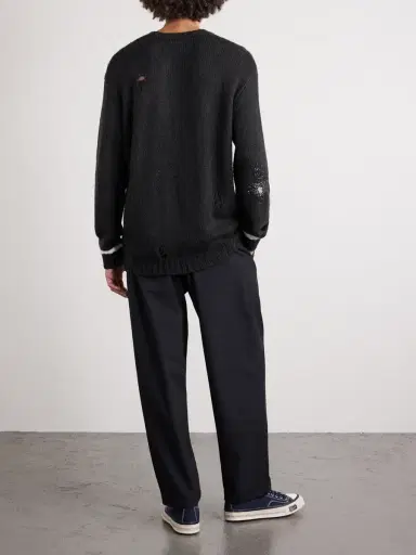Neighborhood Savage Embroidered Woven Sweater - Men | Thumbnail 3