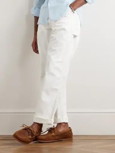 Polo Ralph Lauren Merton Leather Boat Shoes - Men | Thumbnail 2 Polo Ralph Lauren Merton Leather Boat Shoes - Men | Thumbnail 2