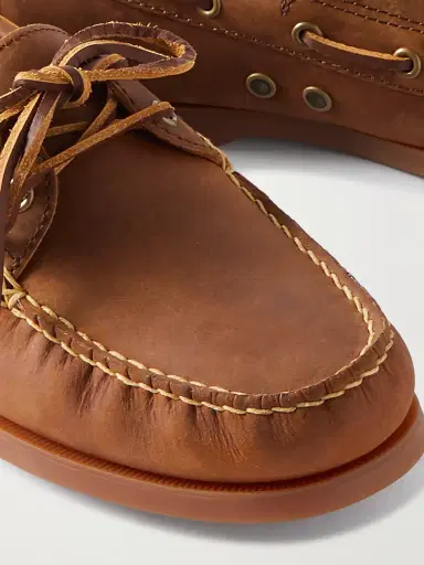 Polo Ralph Lauren Merton Leather Boat Shoes - Men | Thumbnail 6 Polo Ralph Lauren Merton Leather Boat Shoes - Men | Thumbnail 6