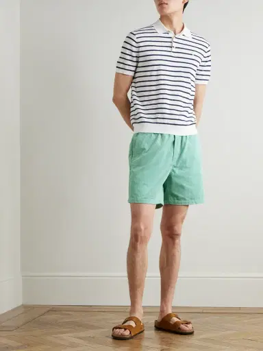 Polo Ralph Lauren Straight-Leg Cotton Drawstring Shorts - Men | Thumbnail 2
