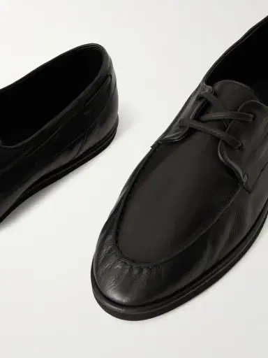 Auralee Leather Boat Shoes - Men | Thumbnail 5