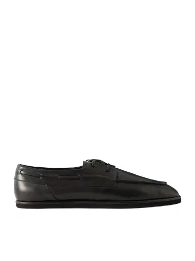 Auralee Leather Boat Shoes - Men | Thumbnail 1