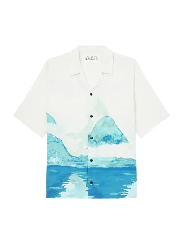MANAAKI Paradise Camp-Collar Printed Lyocell Shirt - Men