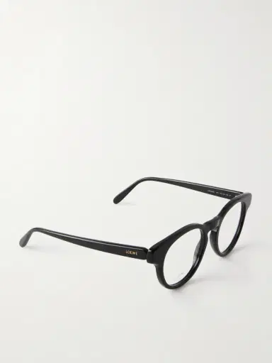 Loewe Slim Round Acetate Glasses - Men | Thumbnail 3