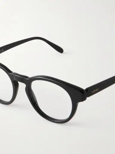Loewe Slim Round Acetate Glasses - Men | Thumbnail 5