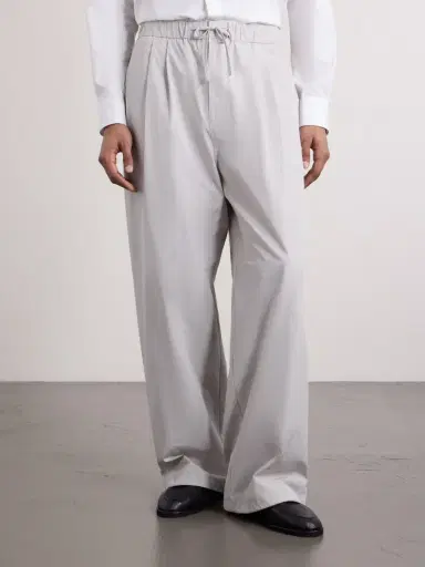 Amomento Drawstring Straight-Leg Woven Trousers - Men | Thumbnail 3