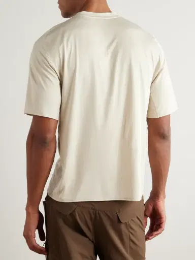 Portal Lateral Peak Logo-Print Recycled-Jersey T-Shirt - Men | Thumbnail 4