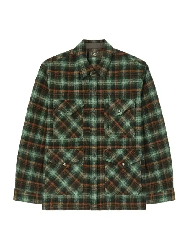 Checked Wool Overshirt - Men