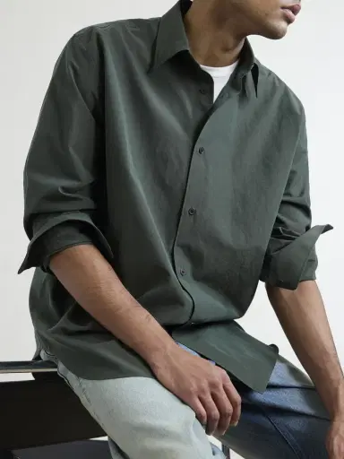 Auralee Cotton-Poplin Shirt - Men | Thumbnail 5