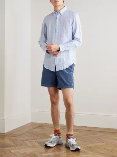 Polo Ralph Lauren Straight-Leg Cotton-Corduroy Drawstring Shorts - Men | Thumbnail 2 Polo Ralph Lauren Straight-Leg Cotton-Corduroy Drawstring Shorts - Men | Thumbnail 2