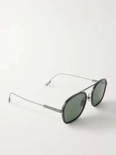 Zegna Round-Frame Titanium Sunglasses - Men | Thumbnail 4 Zegna Round-Frame Titanium Sunglasses - Men | Thumbnail 4