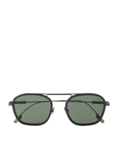 Zegna Round-Frame Titanium Sunglasses - Men | Thumbnail 1 Zegna Round-Frame Titanium Sunglasses - Men | Thumbnail 1