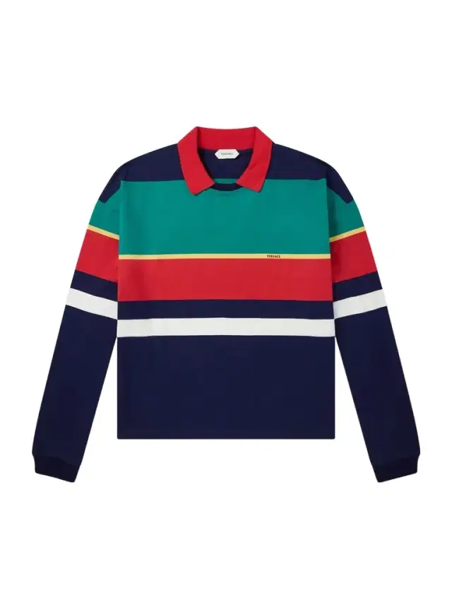 Versace Logo-Embroidered Striped Cotton-Jersey Sweatshirt - Men