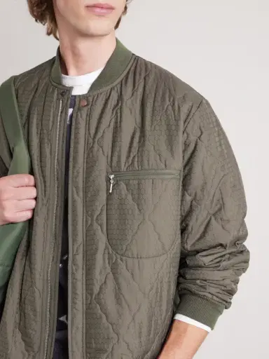 Beams Plus Quilted Blouson Jacket - Men | Thumbnail 4 Beams Plus Quilted Blouson Jacket - Men | Thumbnail 4