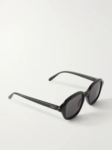 Loewe Slim Round Acetate Sunglasses - Men | Thumbnail 4 Loewe Slim Round Acetate Sunglasses - Men | Thumbnail 4