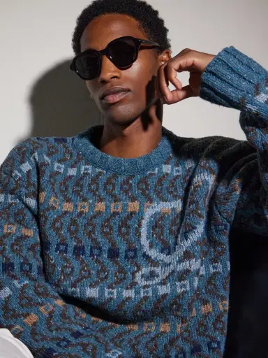 Loewe Slim Round Acetate Sunglasses - Men | Thumbnail 5 Loewe Slim Round Acetate Sunglasses - Men | Thumbnail 5