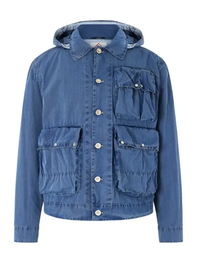 Garment-Dyed 50 Fili Wax Hooded Jacket - Men