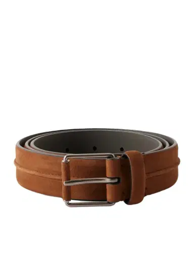 Zegna 3cm Nubuck Belt - Men | Thumbnail 1